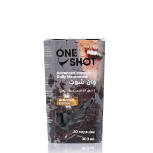 ONE SHOT · Charbon Actif — Bain de bouche en capsules